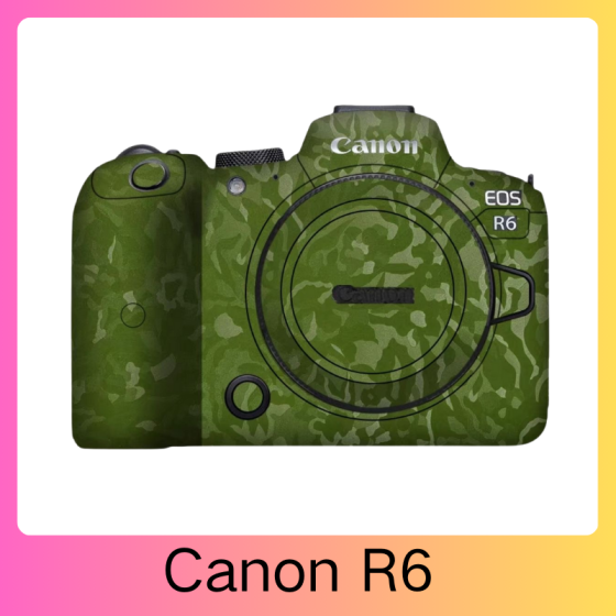 Corpo da Canon R6 - Pele câmera, adesivo câmera - com alta resistência a arranhões, à prova d'água e com design elegante.